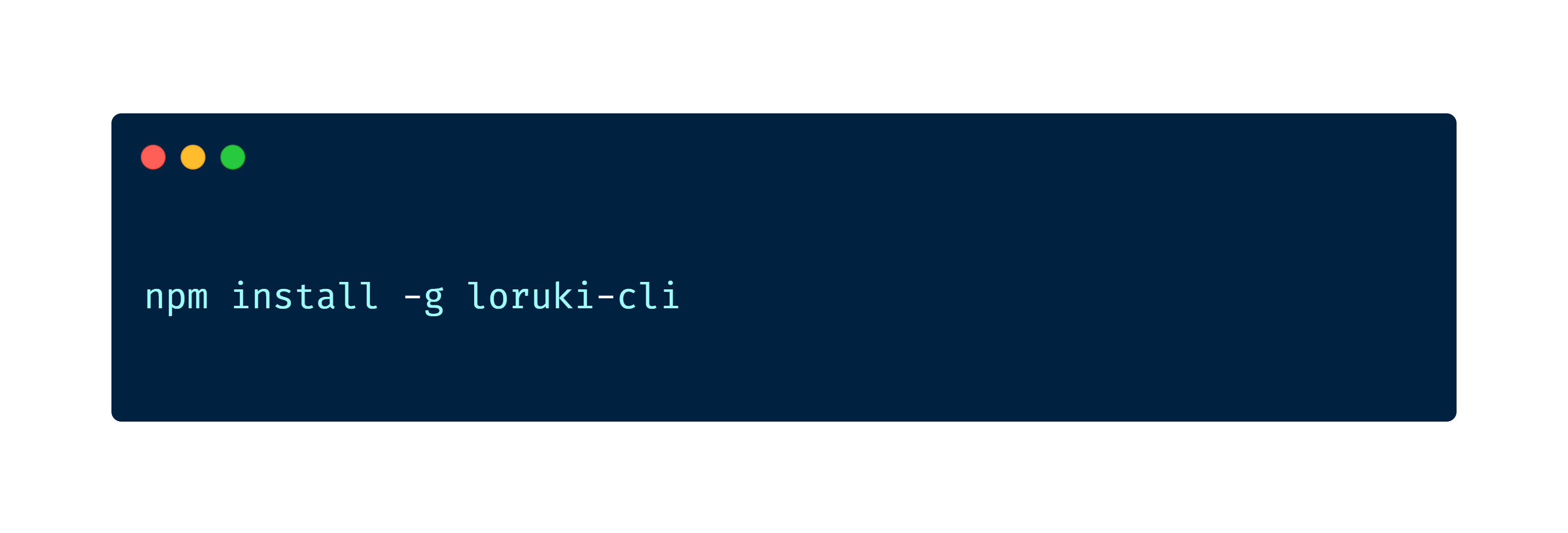 CLI screenshot